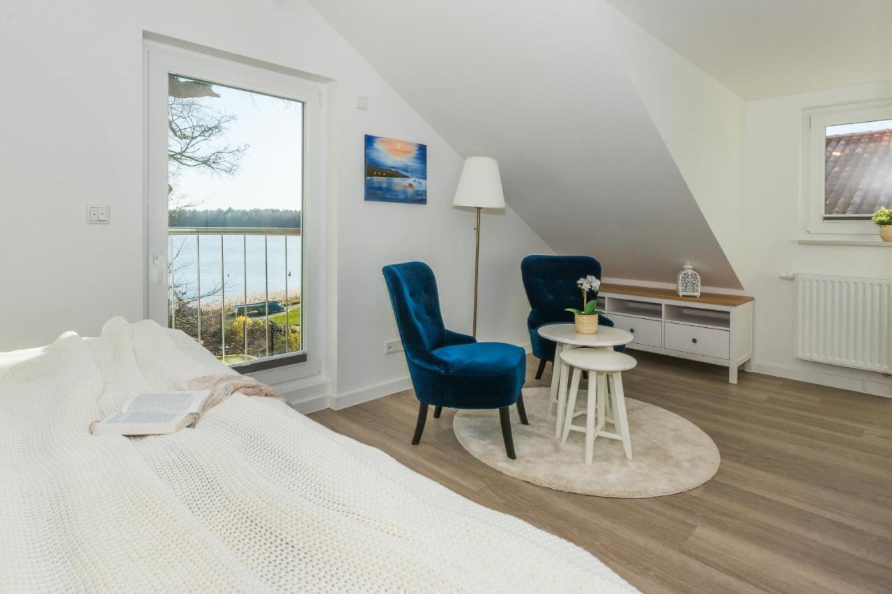 5 Sterne Ferienhaus Direkt Am See Mit Sauna-Kamin-Garten كراكو آم زيه المظهر الخارجي الصورة